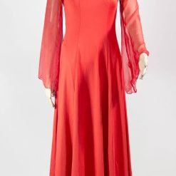 robe longue gospel rouge de lydie danse